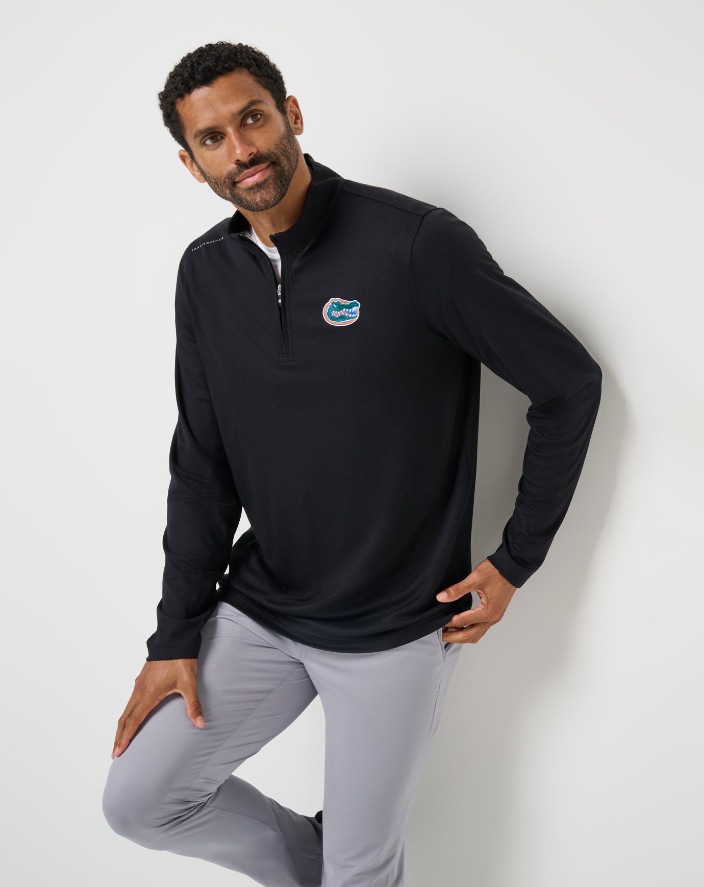 Black Travis Mathew Florida Time To Tailgate Quarter Zip