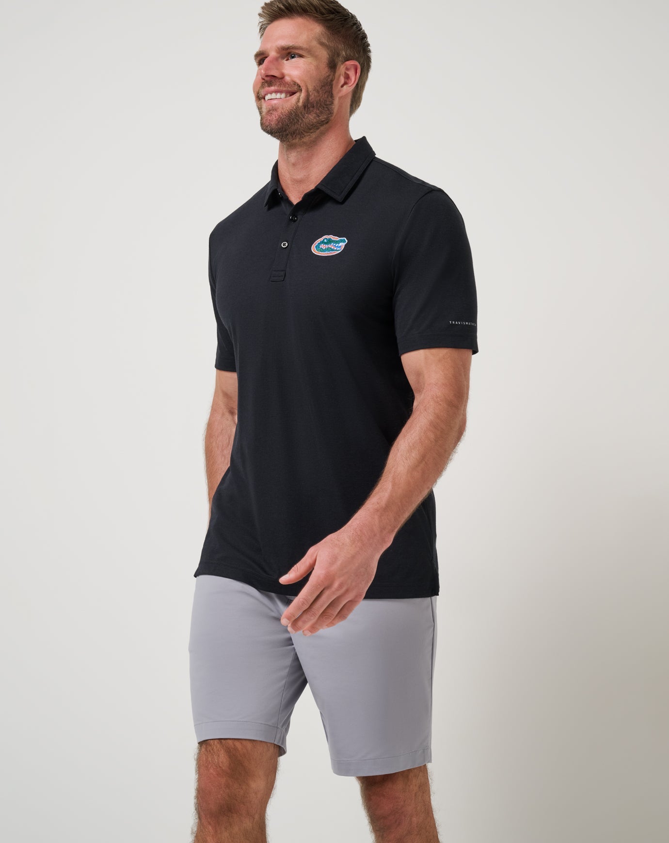 Black Travis Mathew Florida School Pride Polo