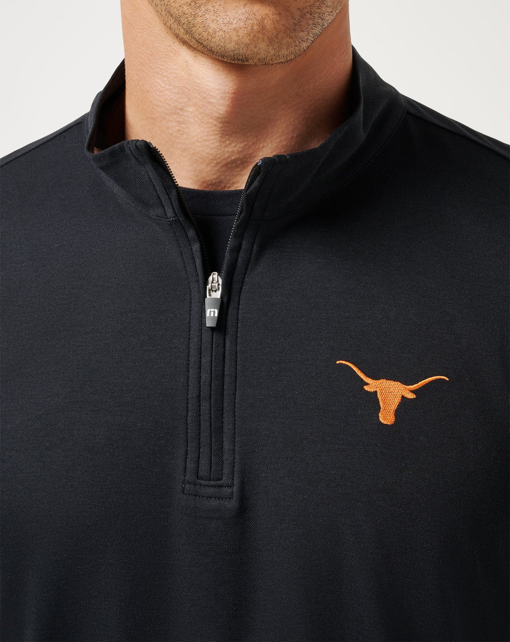 Black Travis Mathew UT Austin Time To Tailgate Quarter Zip
