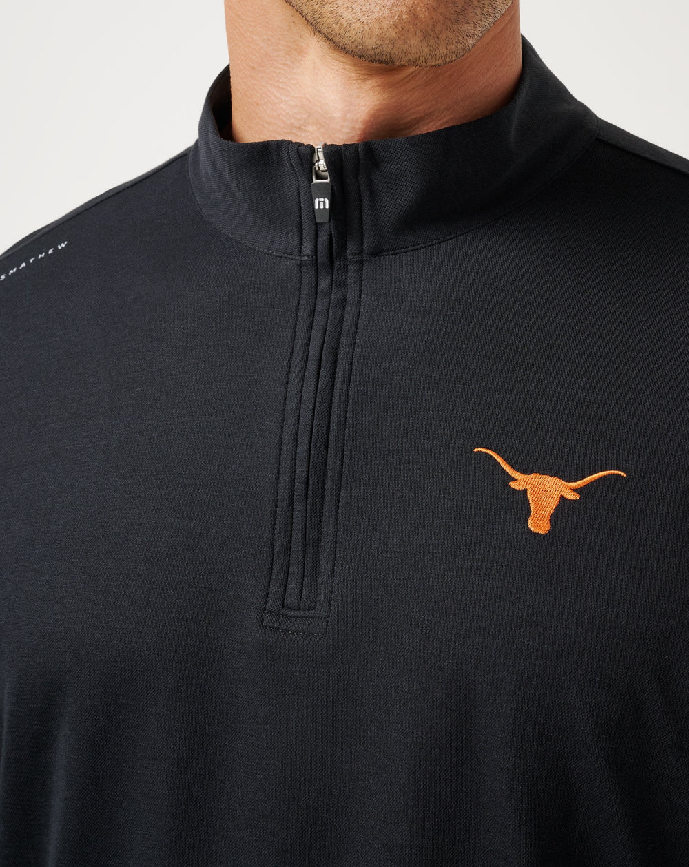 Black Travis Mathew UT Austin Time To Tailgate Quarter Zip