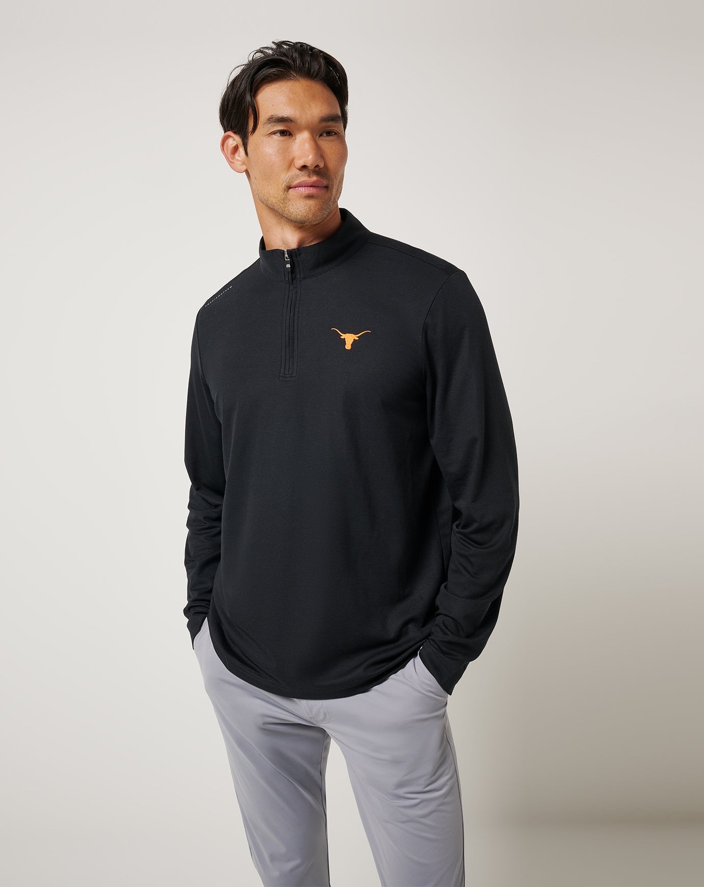 Black Travis Mathew UT Austin Time To Tailgate Quarter Zip