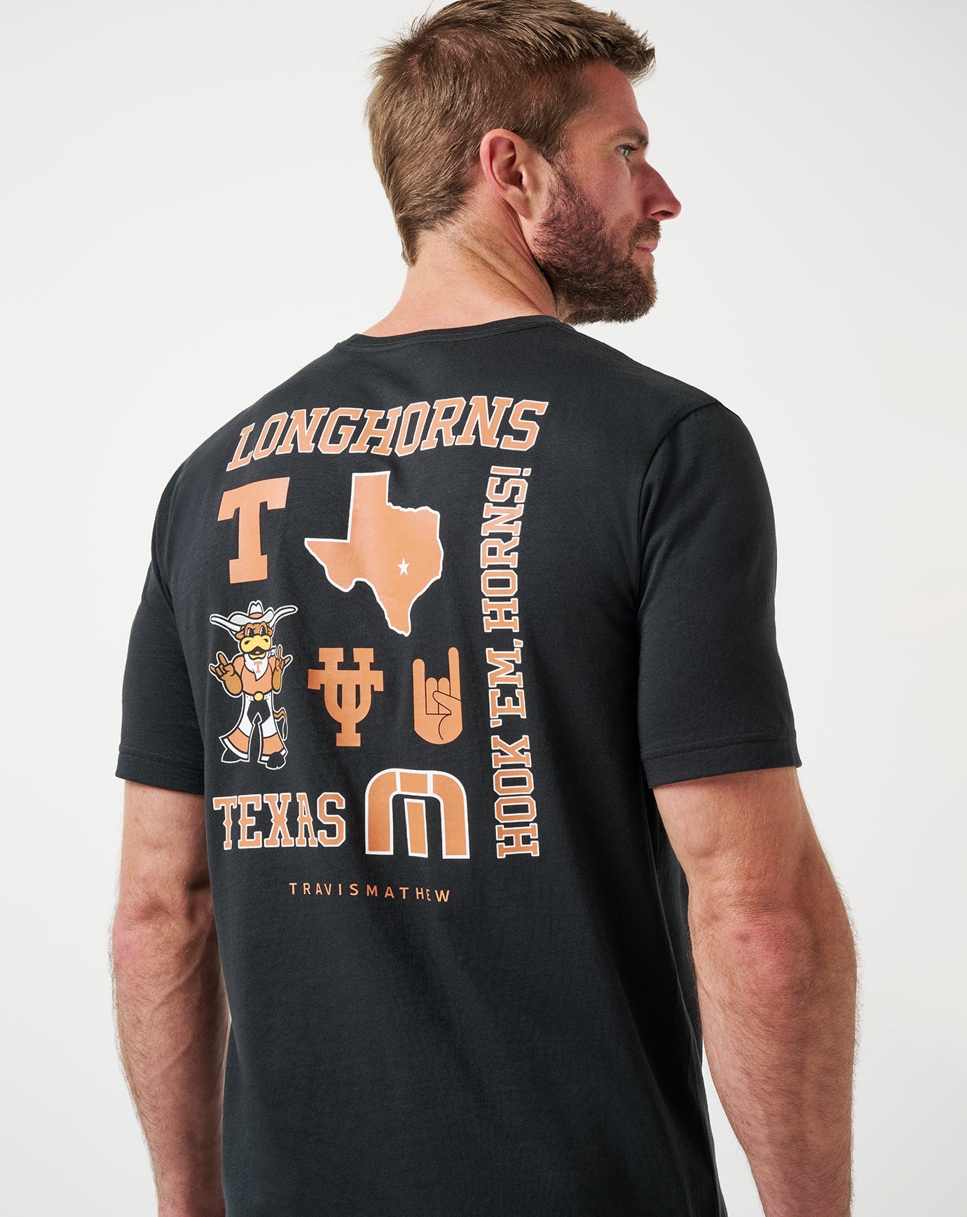Black Travis Mathew UT Austin Friendly Rivalry Tee
