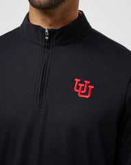 Black Travis Mathew Utah Time To Tailgate Quarter Zip