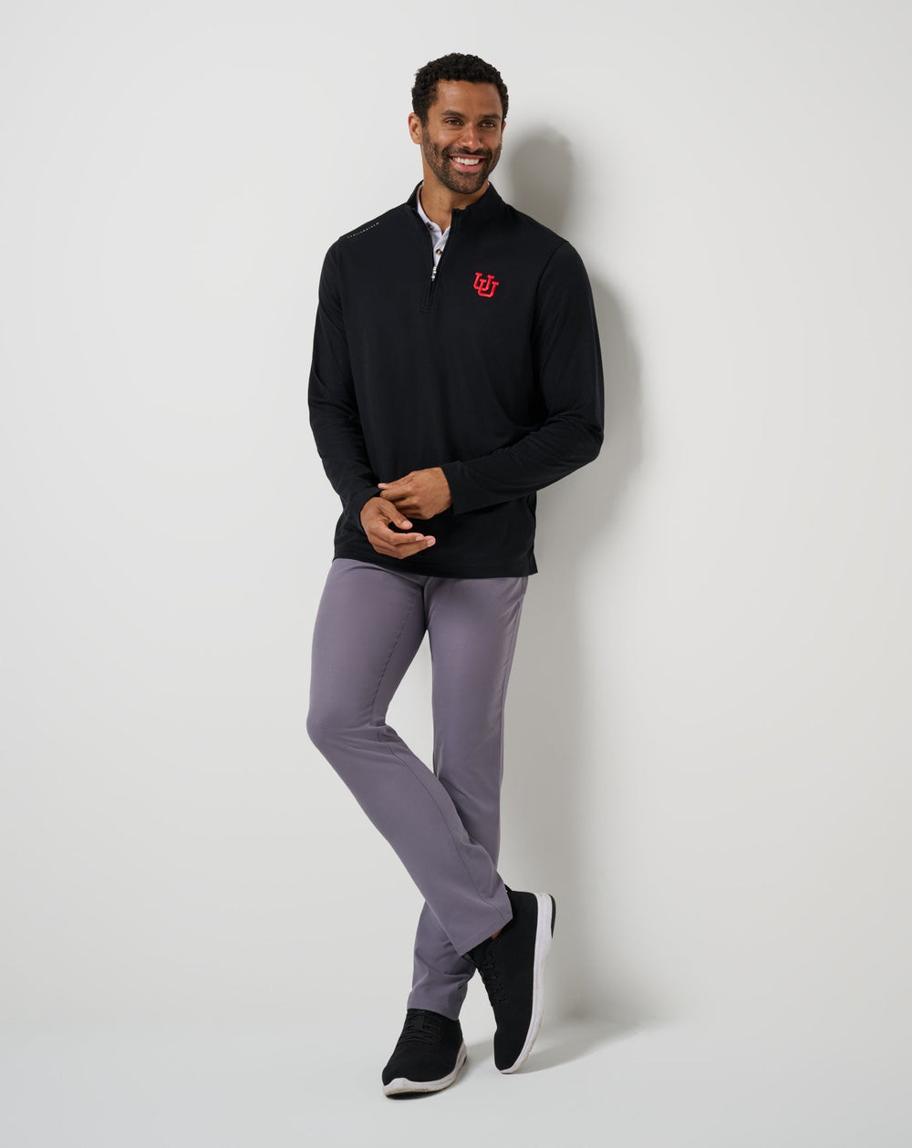 Black Travis Mathew Utah Time To Tailgate Quarter Zip