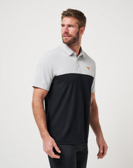 Heather Grey/Black Travis Mathew UT Austin Drop Back Polo