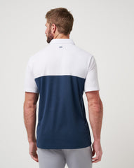 White/Navy Travis Mathew PSU Drop Back Polo