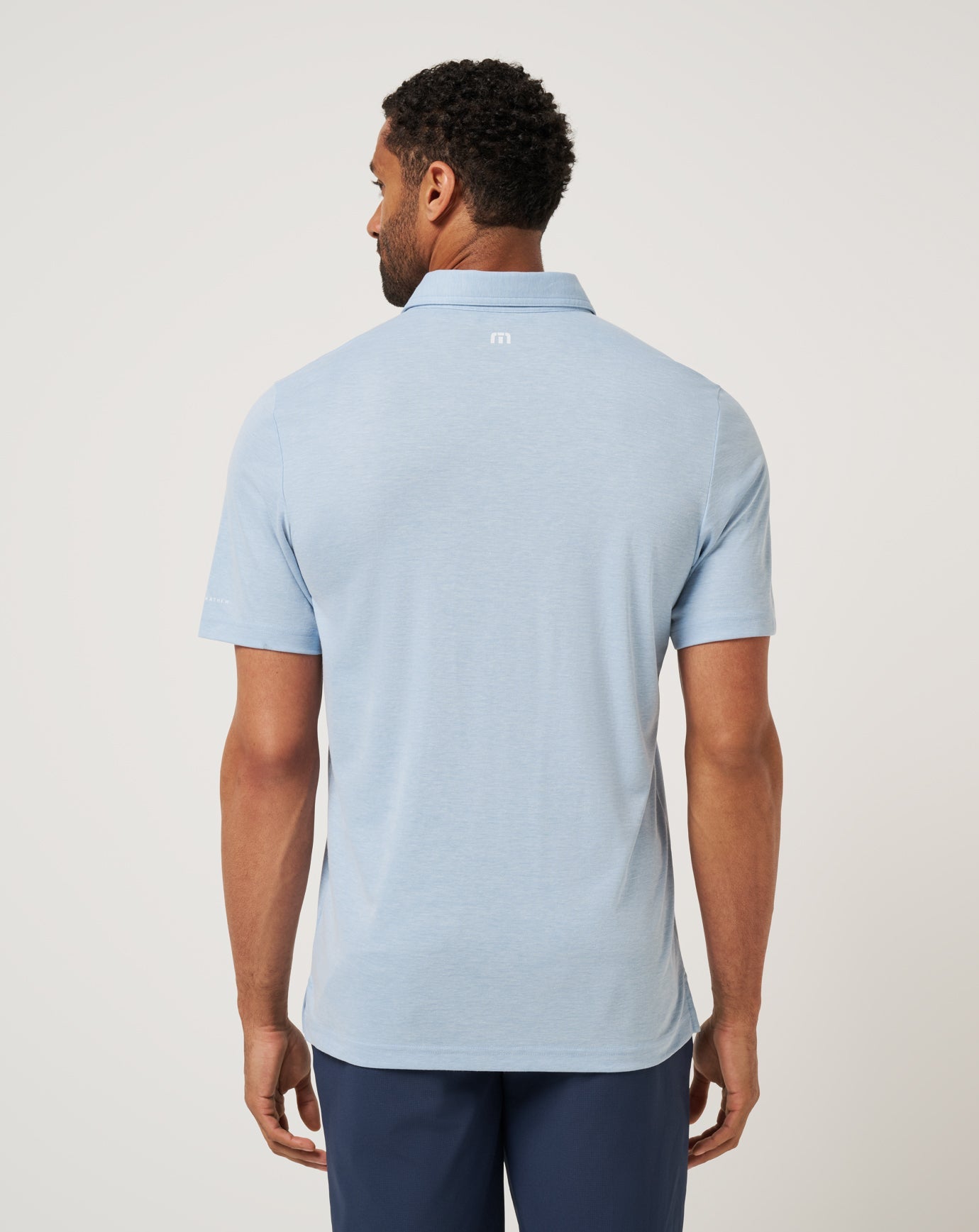 Heather Blue Travis Mathew UT Austin School Pride Polo