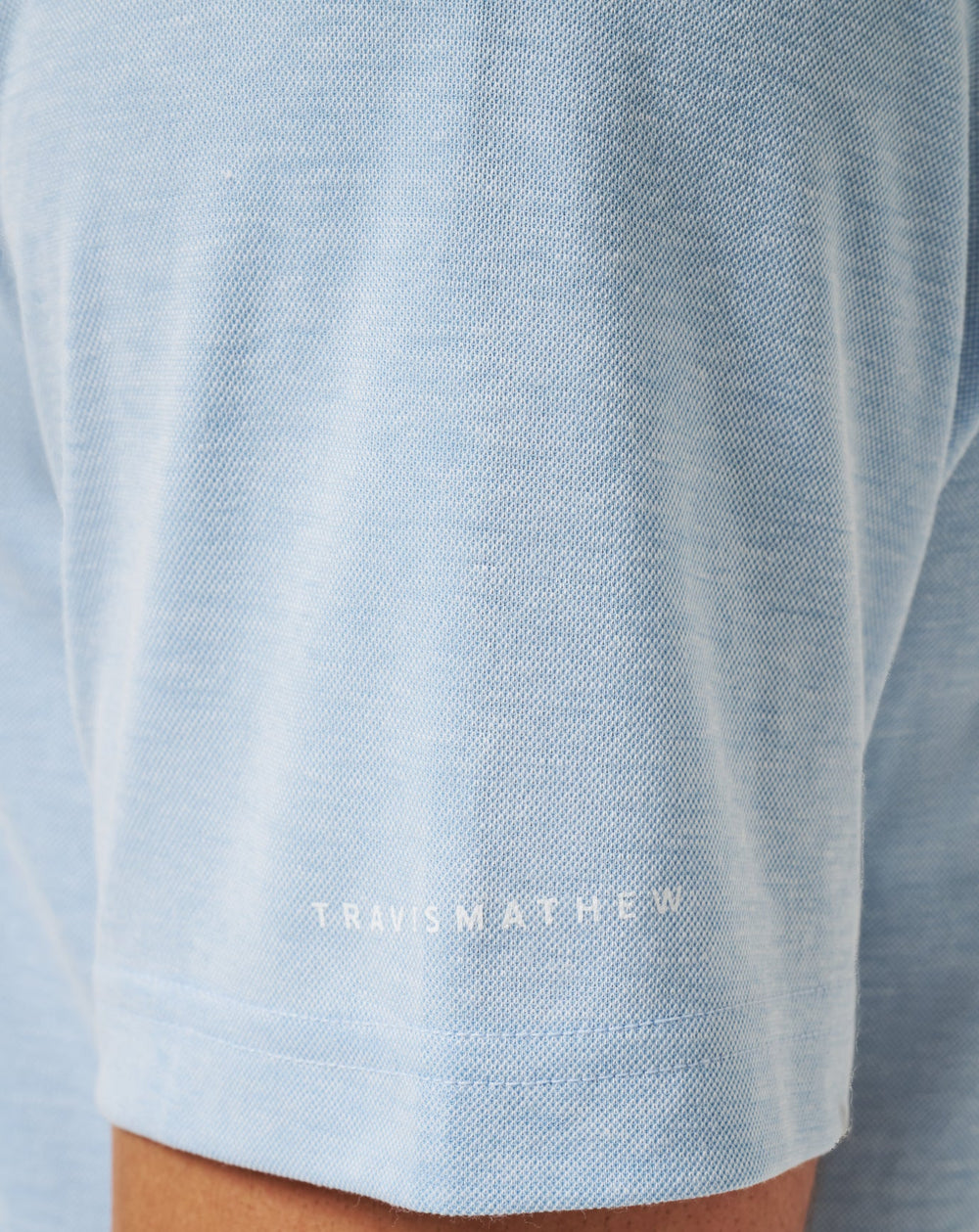 Heather Blue Travis Mathew UT Austin School Pride Polo