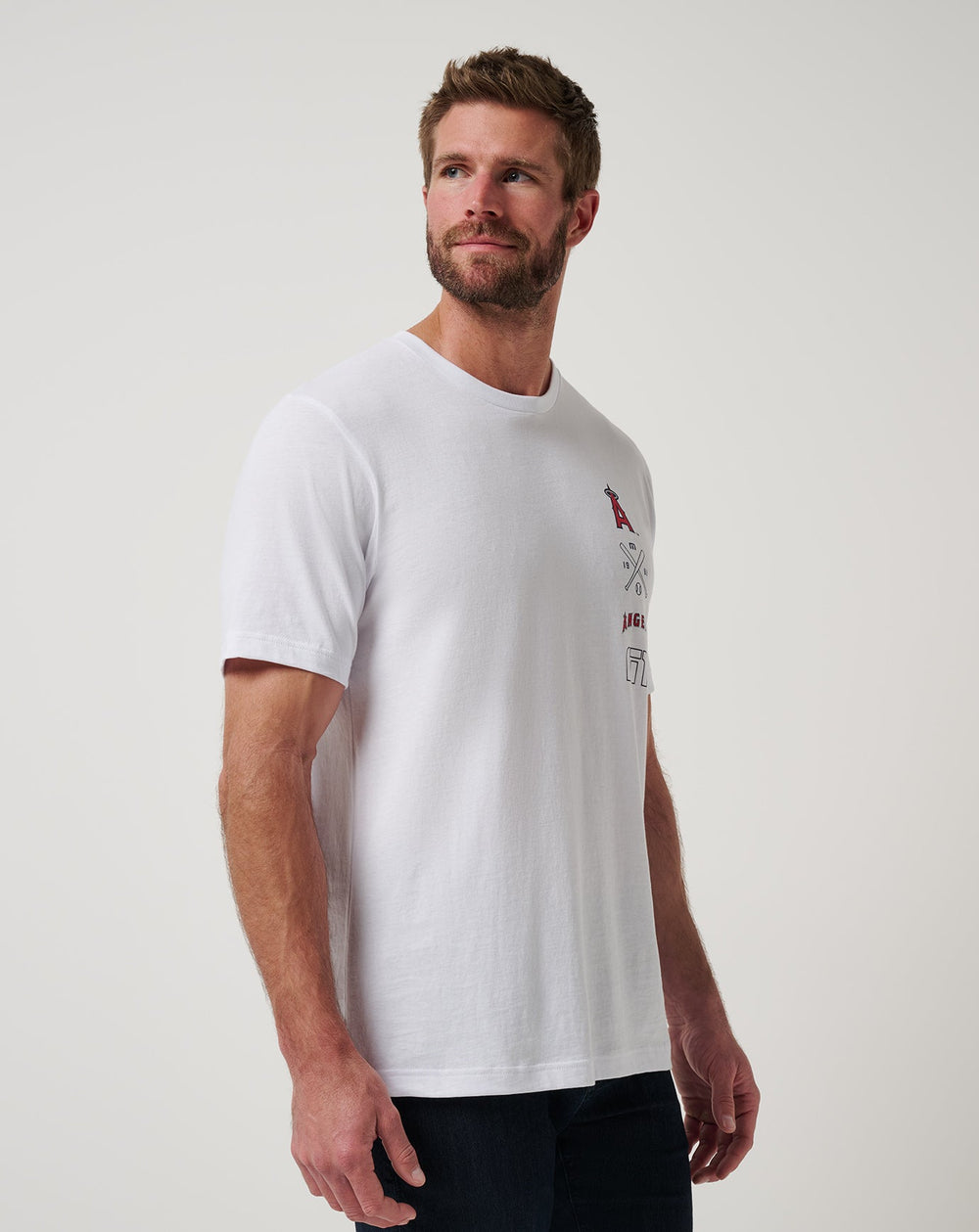 White Travis Mathew Los Angeles Angels Sunset Slam 2.0 Tee