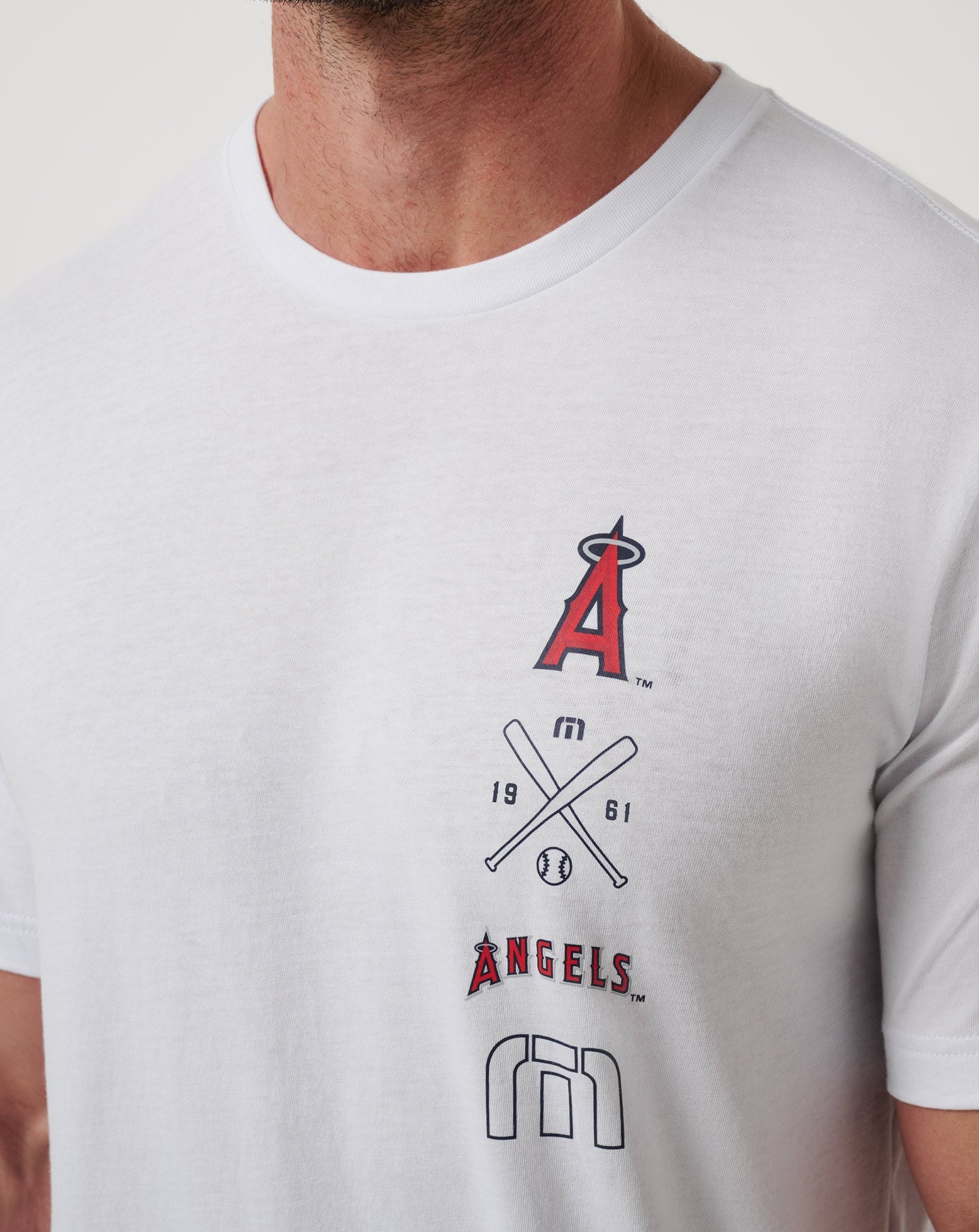 White Travis Mathew Los Angeles Angels Sunset Slam 2.0 Tee
