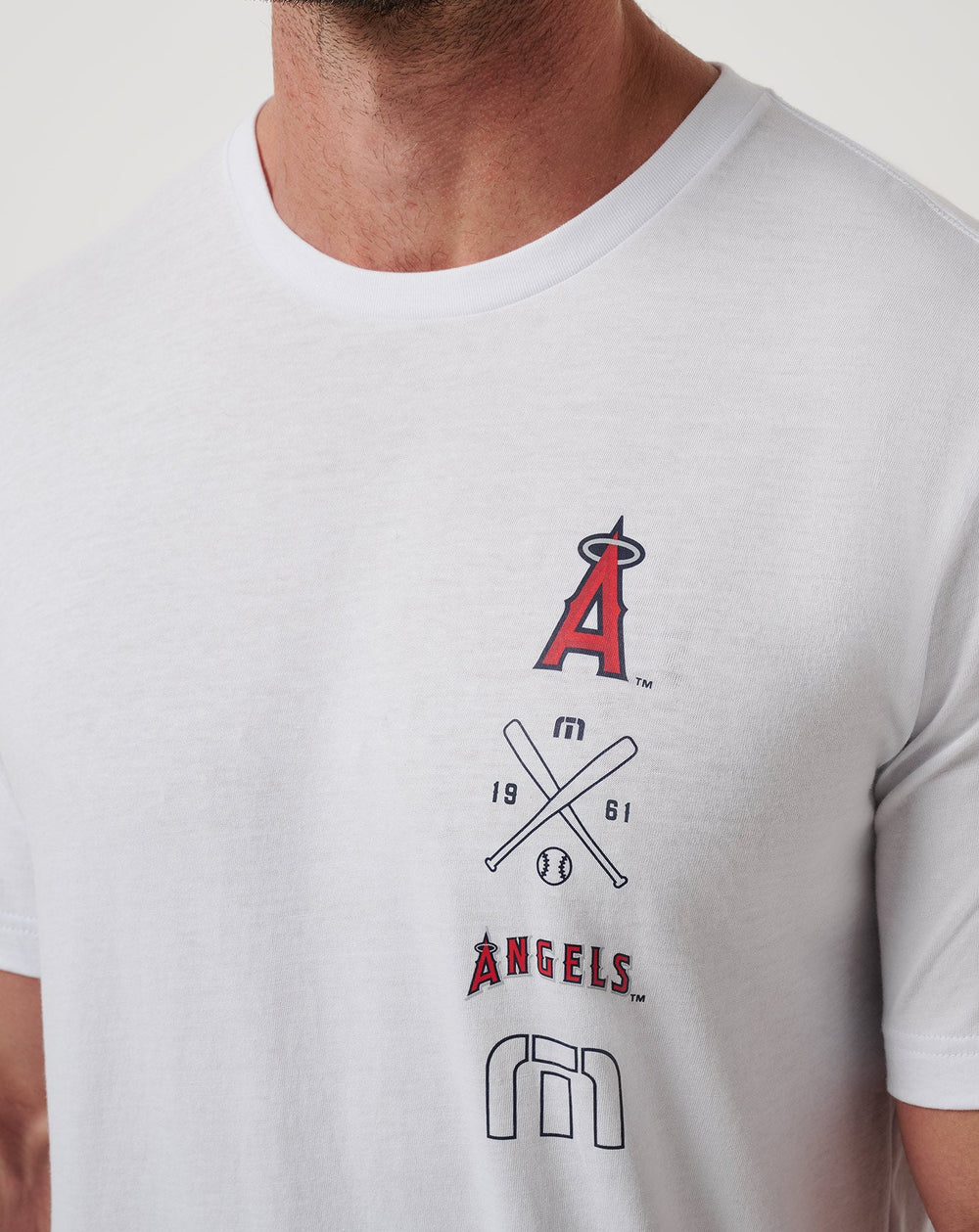 White Travis Mathew Los Angeles Angels Sunset Slam 2.0 Tee