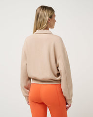 Heather Burro Travis Mathew Overnight Trip Half Zip