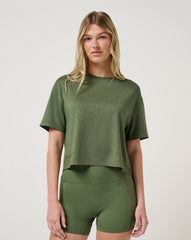 Heather Bronze Green Travis Mathew Always Forever Tee