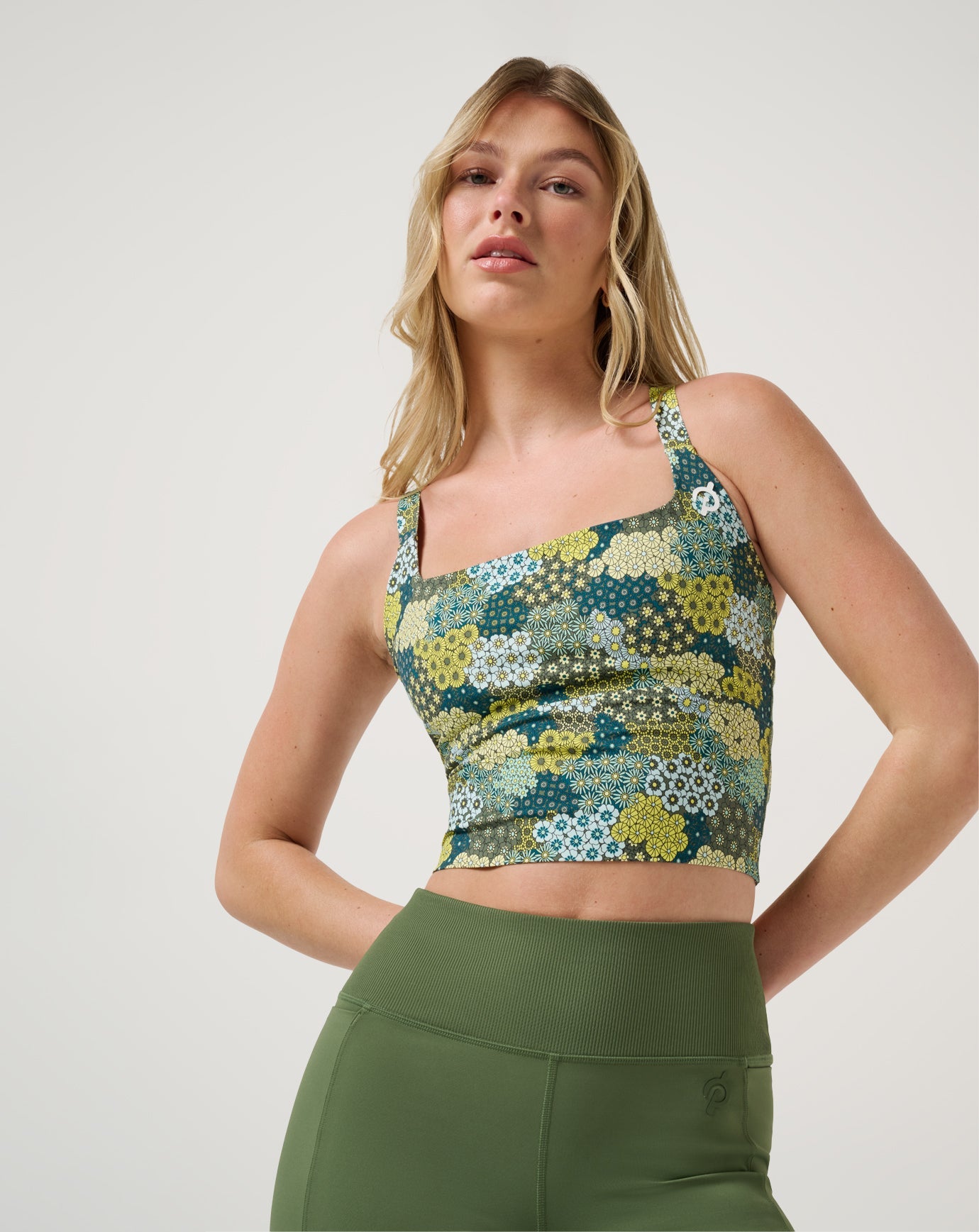 Bronze Green Multi Travis Mathew Daylight Tank