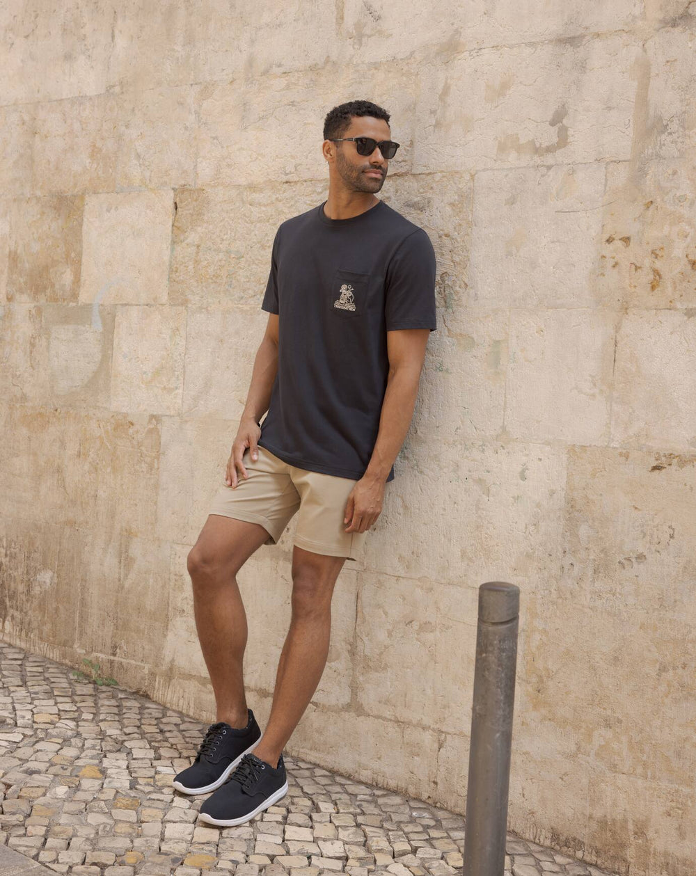 Black Travis Mathew Lost Cave Pocket Tee