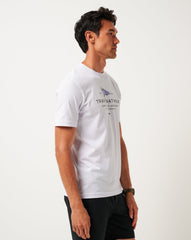 White Travis Mathew Worth A Shot Tee