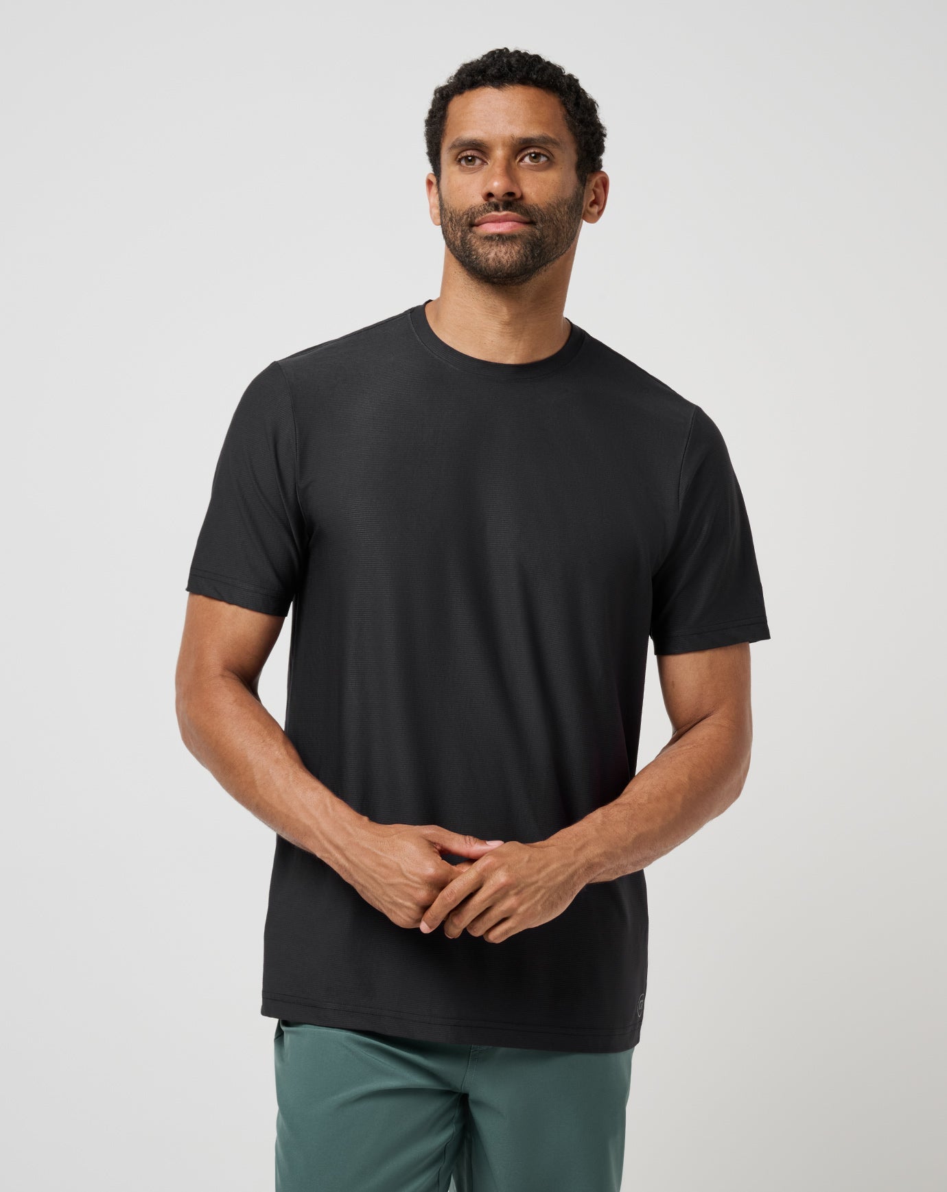 Black Travis Mathew First Day Active Tee
