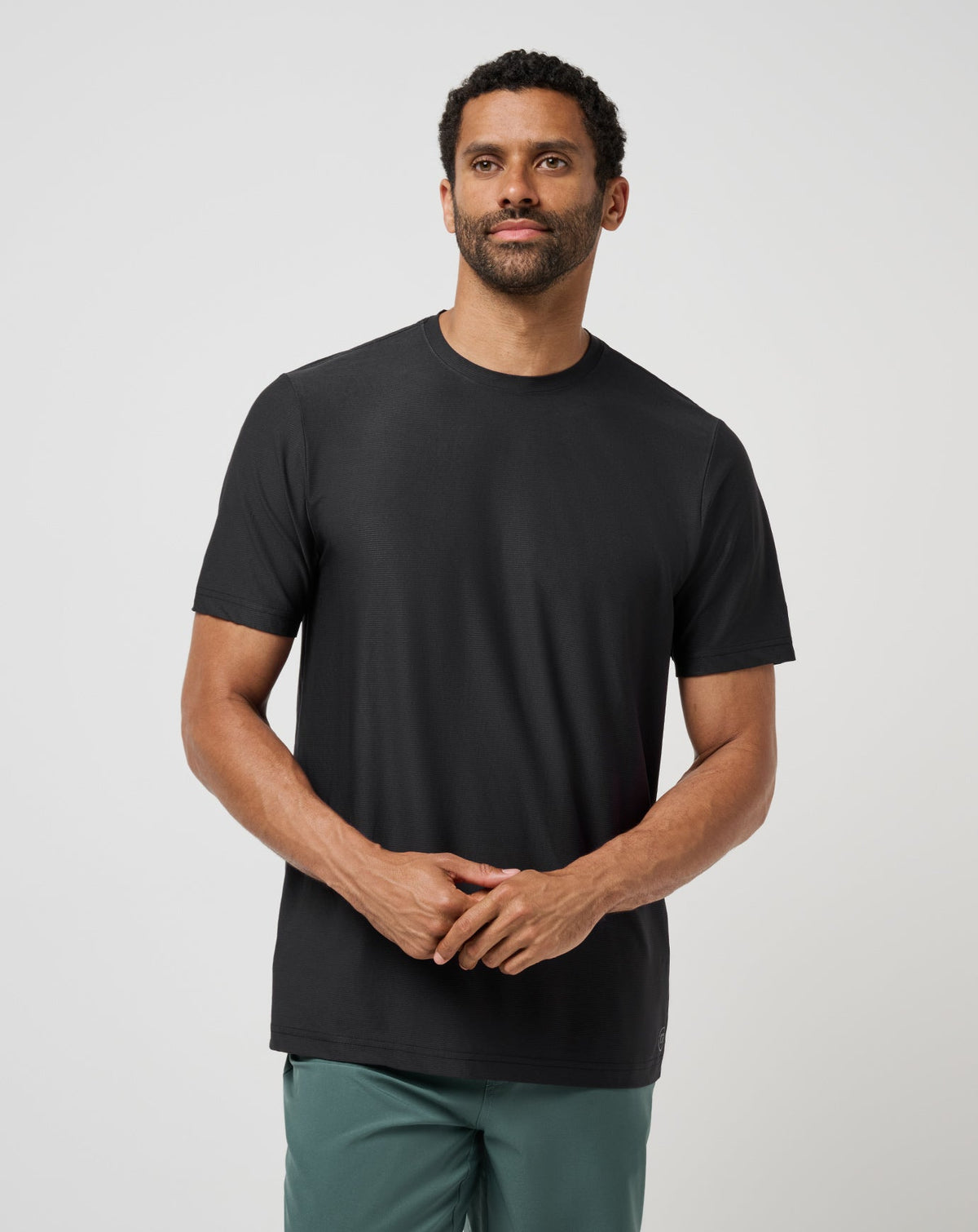 Black Travis Mathew First Day Active Tee
