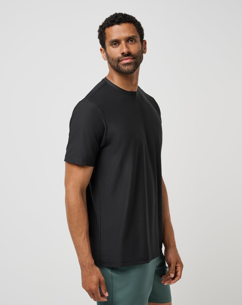 Black Travis Mathew First Day Active Tee