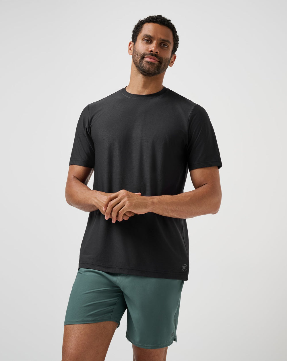 Black Travis Mathew First Day Active Tee